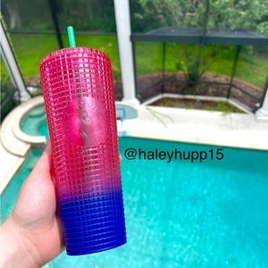 💗💙Starbucks Summer 2022
'Watermelon' Pink & Indigo Blue Ombre
Grid Cup